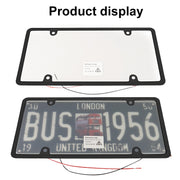 1 pack US Standard 30*15Mm License Plate Cover Electric Smart Dimming Film Blur Vanish Licence Plate Hider With Remote