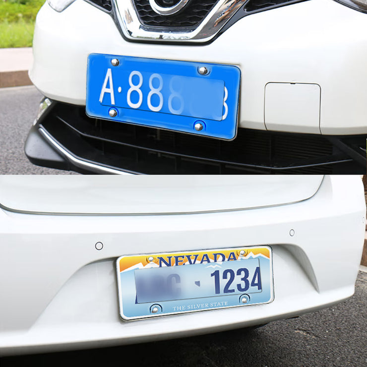 Anti Photo Radar Clear License Plate Cover Privacy Shield