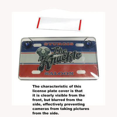 Plastic Cover Clear License Plate Frame Red Light Camera Blocker Privacy Blurry License Plate Covers For Red Light Speed Camera