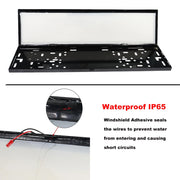 Universal Privacy Screen Stainless Steel Switzerland Car Euro Russian Size Remote Control Electric Car License Plate Frame