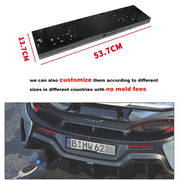 Universal Privacy Screen Stainless Steel Switzerland Car Euro Russian Size Remote Control Electric Car License Plate Frame