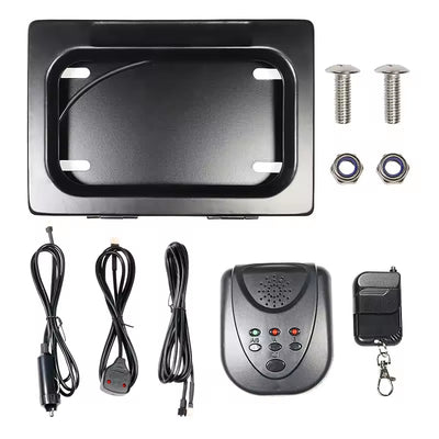 1 Pack Smart Electric Retractable Curtain Motorcycle License Plate Number Hiders Motorcycle License Plate Hide Electric