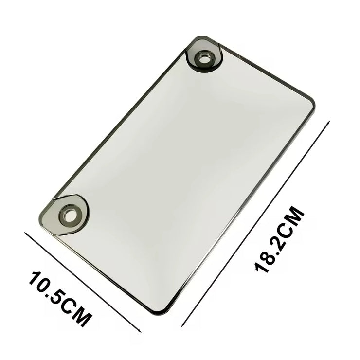 Plastic Cover Clear License Plate Frame Red Light Camera Blocker Privacy Blurry License Plate Covers For Red Light Speed Camera
