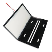 1 pack Front Rear USA Adjustable License Plate Cover Dimming Film License Plate Hide
