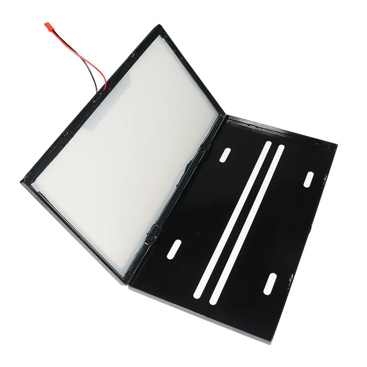1 pack Front Rear USA Adjustable License Plate Cover Dimming Film License Plate Hide
