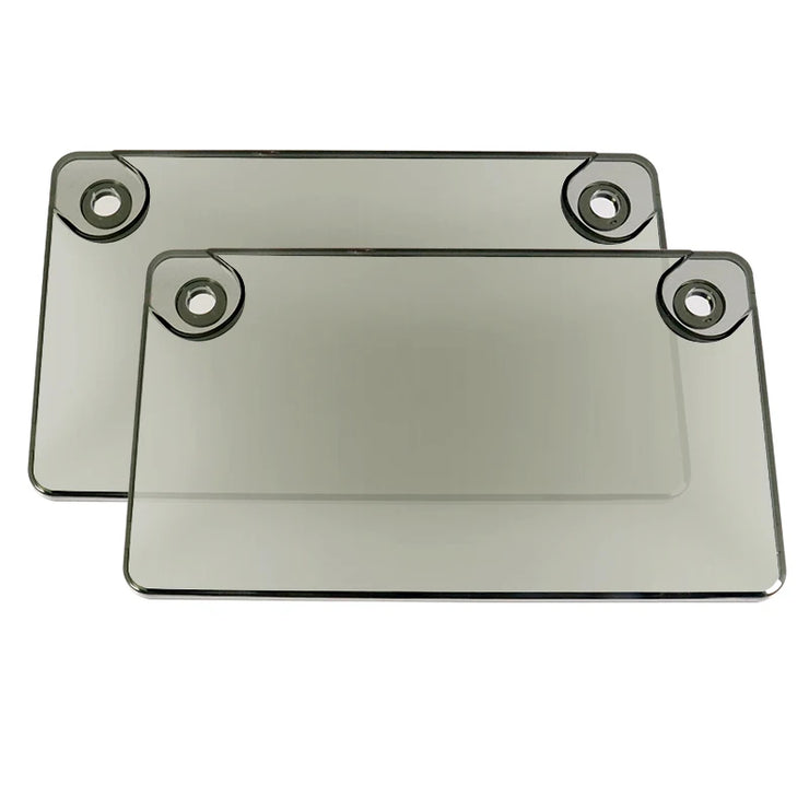 Plastic Cover Clear License Plate Frame Red Light Camera Blocker Privacy Blurry License Plate Covers For Red Light Speed Camera