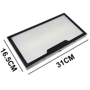 1 pack Front Rear USA Adjustable License Plate Cover Dimming Film License Plate Hide