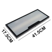 1 pack Car Vanish Plate Ecuador Transparent Smart Dimming Film License Plate Holder Electric License Plate Hider