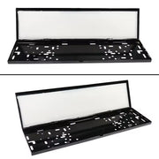 Universal Privacy Screen Stainless Steel Switzerland Car Euro Russian Size Remote Control Electric Car License Plate Frame