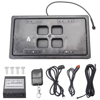 Custom Magnet Hot Reversible License Plate Holder Flipper Electric Auto USA Reversible Electric License Plate Frame Flipper