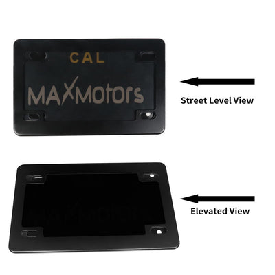 North America Motorcycle License Glass Screen License Plate Frame Covers