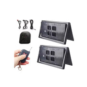 USA & Canada front rear care remote control flip up retractable license plate magnetic metal car license plate