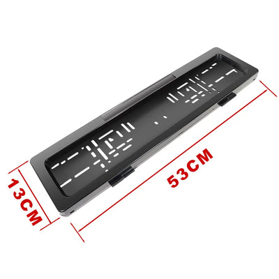 1 pack Custom Car European Number Plate Frame Electric Roller Shutter License Plate