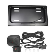 1 pack Electric Retractable Curtain Car License Plate Frame Bracket Flipper with Remote Plate Flipper Car For US License