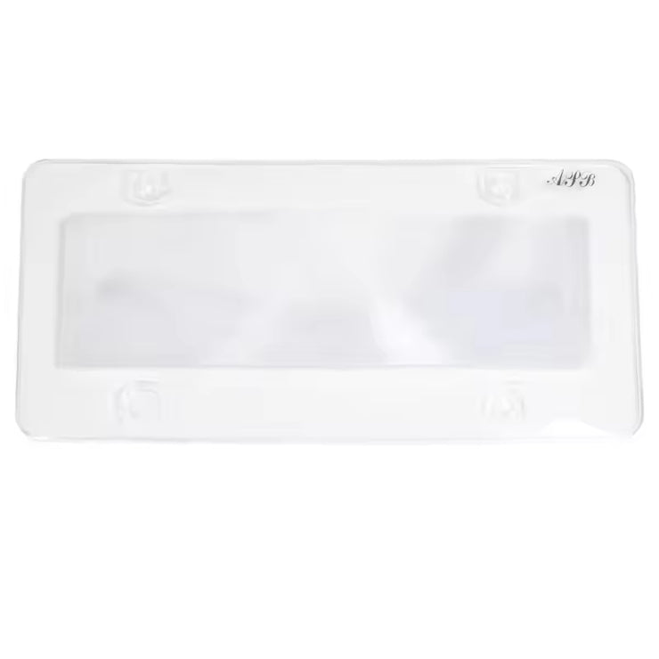 Clear Shield License Plate holder for Display