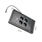 USA & Canada front rear care remote control flip up retractable license plate cover magnetic metal car license plate holder