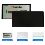 1 pack Number Smart Film License Plate Fog Licensed Vanish Plate Black