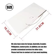 ustom white plate car number electric plate holder for auto