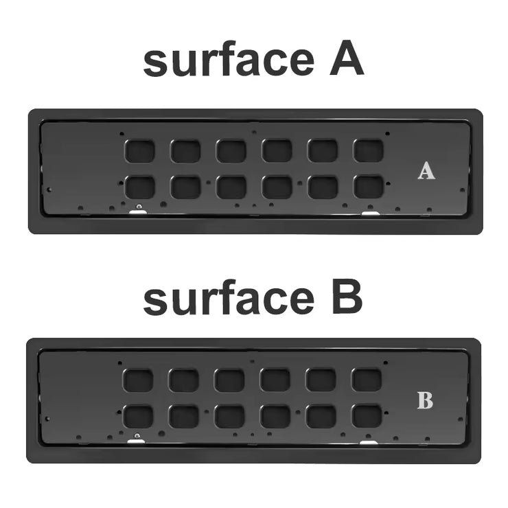 Car Remote Flip License Plates EU Reversible License Plate Flipper Electric