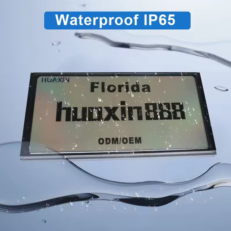 1 pack Number Smart Film License Plate Fog Licensed Vanish Plate Black