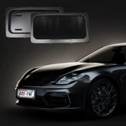 2 Pack US Standard Electric Retractable Curtain Car License Plate Cover Stealth US License Plate Curtain