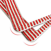 Crystal Diamond Car License Plate Frame Holder Stainless Steel Bling Rhinestone Car Plate Holder License Plate Frame