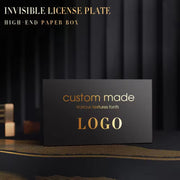 1 pack Number Smart Film License Plate Fog Licensed Vanish Plate Black