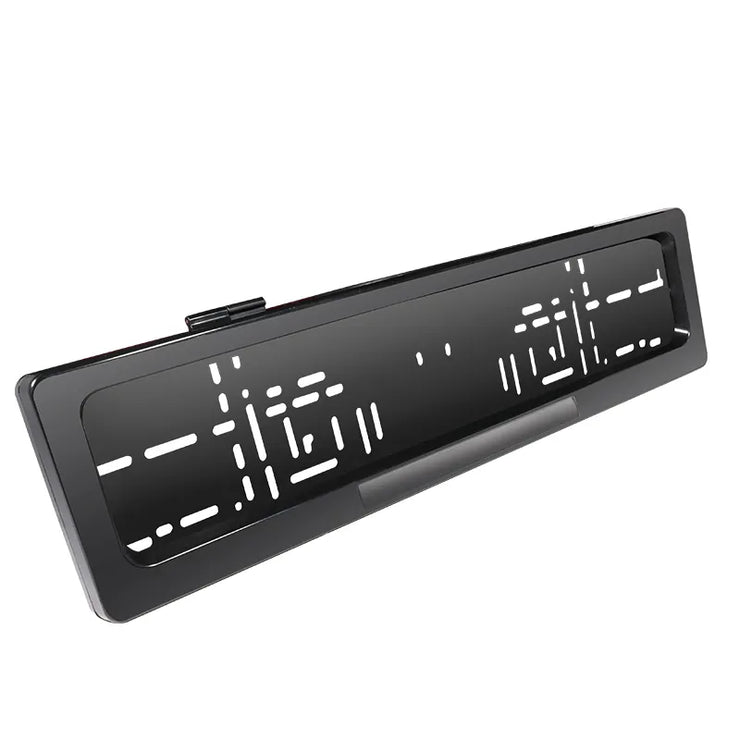 1 pack Custom Car European Number Plate Frame Electric Roller Shutter License Plate