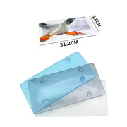 Clear Shield License Plate holder for Display