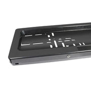 1 pack Custom Car European Number Plate Frame Electric Roller Shutter License Plate