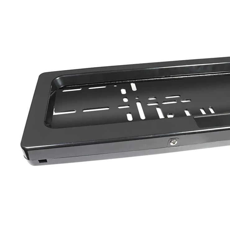 1 pack Custom Car European Number Plate Frame Electric Roller Shutter License Plate