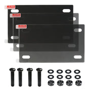North America Motorcycle License Glass Screen License Plate Frame Covers