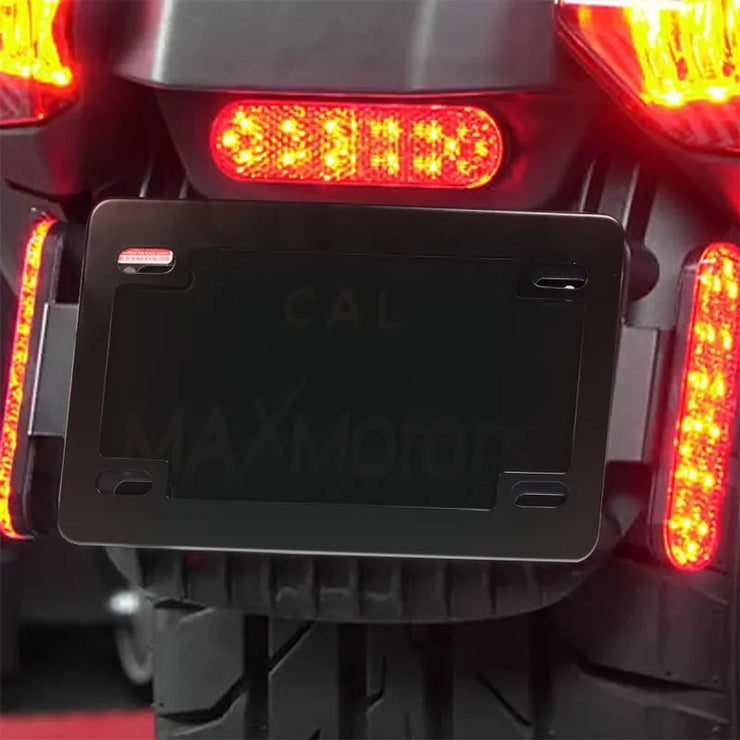North America Motorcycle License Glass Screen License Plate Frame Covers