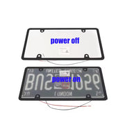 Custom North American Car License Plate PDLC Cover Plate Licens Hider With Remote