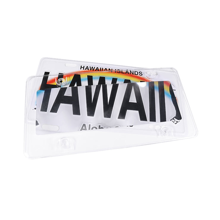 USA and Canada Unbroken Transparent Plastic Car Number License Plate Holder