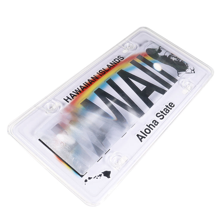 USA and Canada Unbroken Transparent Plastic Car Number License Plate Holder